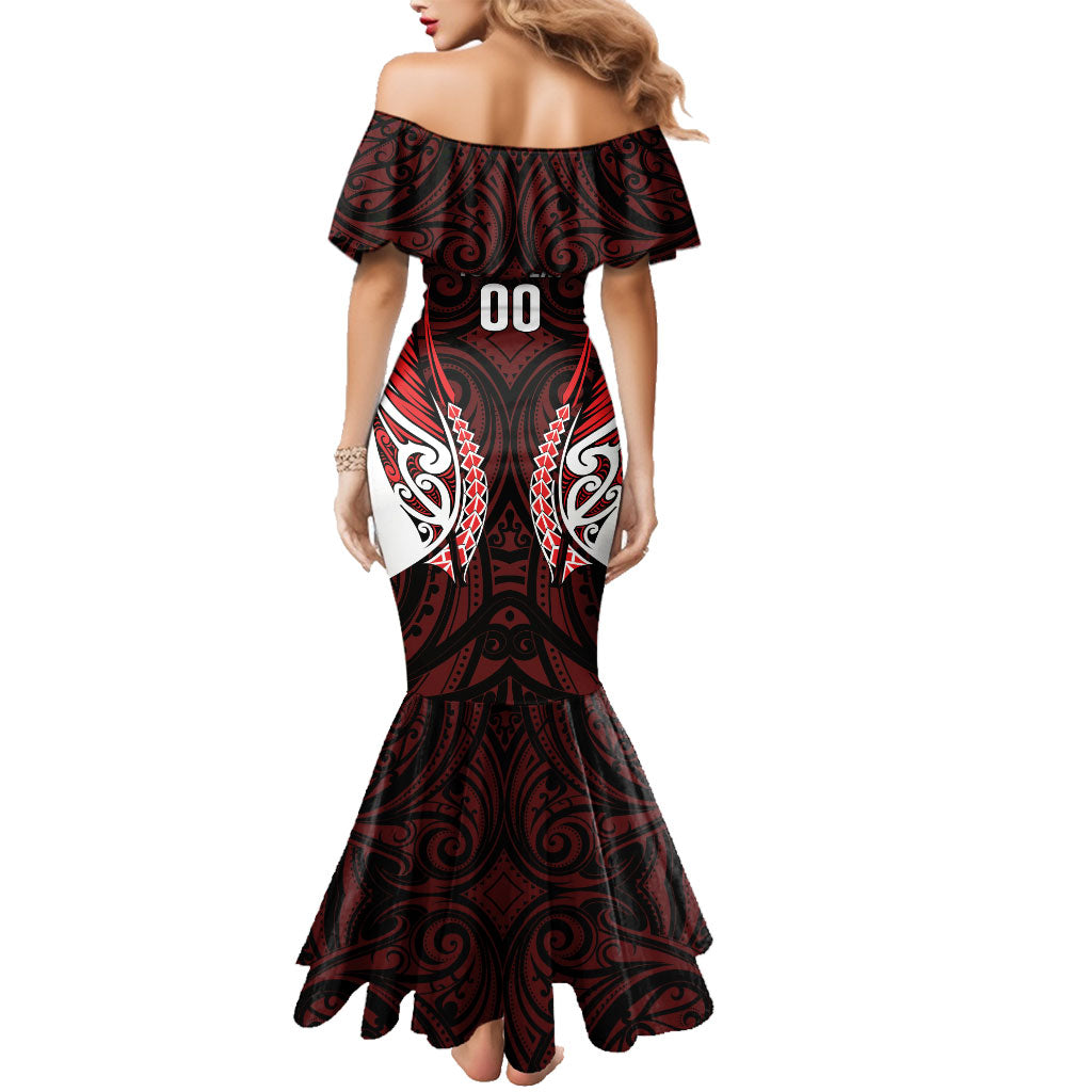 Counties Manukau 2026 Rugby Custom Family Matching Mermaid Dress and Hawaiian Shirt NZ Maori Silver Fern LT14 - Polynesian Pride