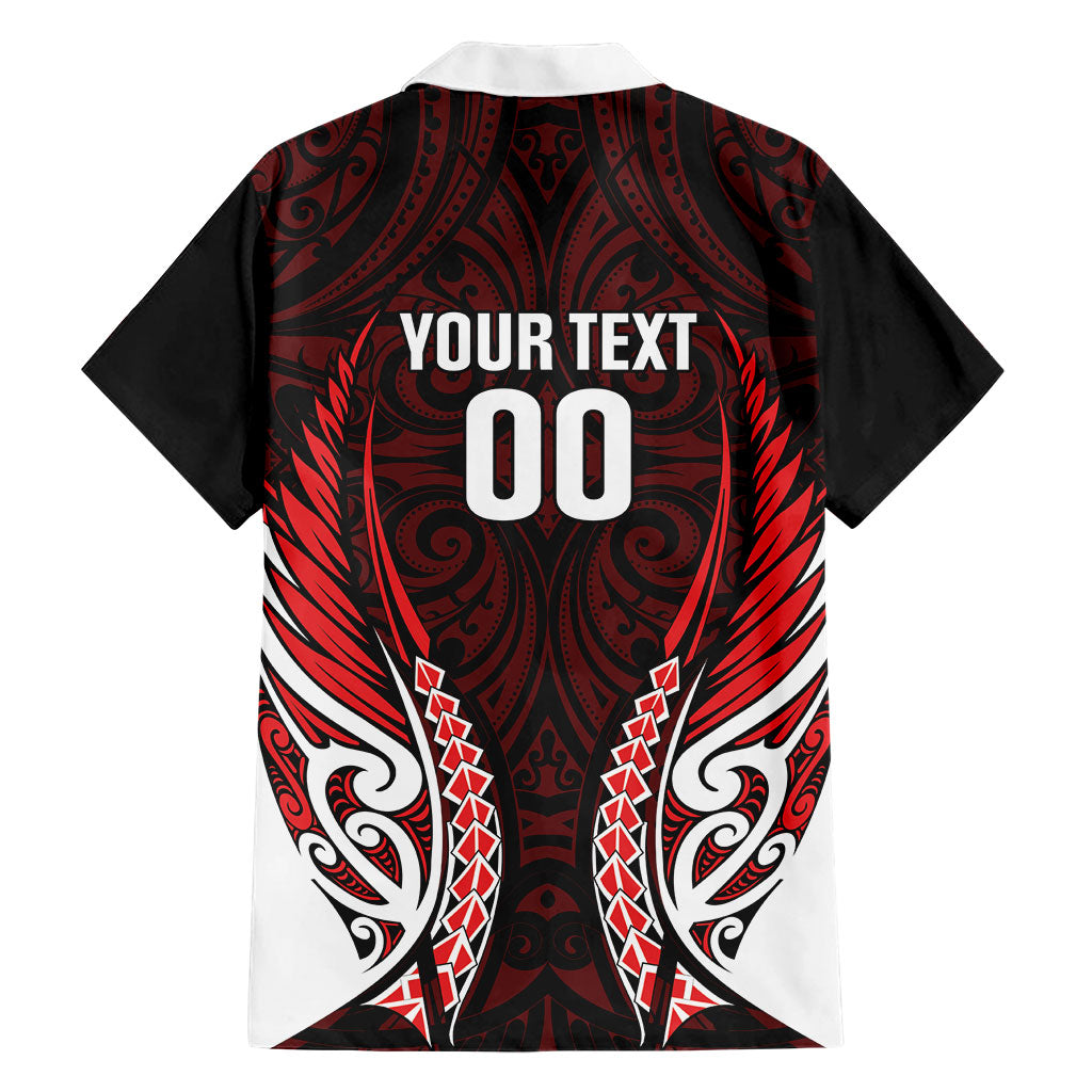 Counties Manukau 2026 Rugby Custom Family Matching Off The Shoulder Long Sleeve Dress and Hawaiian Shirt NZ Maori Silver Fern LT14 - Polynesian Pride
