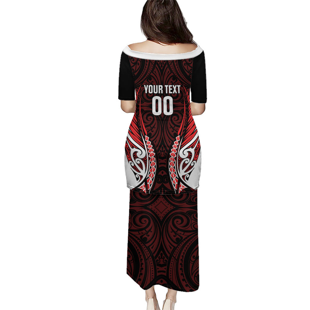 Counties Manukau 2026 Rugby Custom Family Matching Puletasi and Hawaiian Shirt NZ Maori Silver Fern LT14 - Polynesian Pride