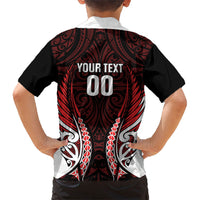 Counties Manukau 2026 Rugby Custom Family Matching Tank Maxi Dress and Hawaiian Shirt NZ Maori Silver Fern LT14 - Polynesian Pride