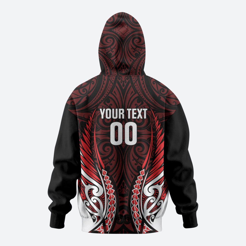 Counties Manukau 2026 Rugby Custom Hoodie NZ Maori Silver Fern LT14 - Polynesian Pride