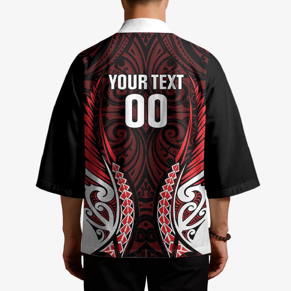 Counties Manukau 2026 Rugby Custom Kimono NZ Maori Silver Fern LT14 - Polynesian Pride