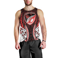 Counties Manukau 2026 Rugby Custom Men Tank Top NZ Maori Silver Fern LT14 - Polynesian Pride