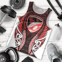 Counties Manukau 2026 Rugby Custom Men Tank Top NZ Maori Silver Fern LT14 - Polynesian Pride