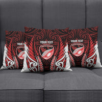 Counties Manukau 2026 Rugby Custom Pillow Cover NZ Maori Silver Fern LT14 - Polynesian Pride