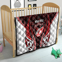 Counties Manukau 2026 Rugby Custom Quilt NZ Maori Silver Fern LT14 - Polynesian Pride