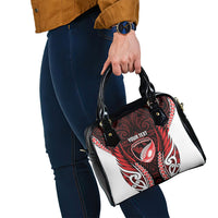 Counties Manukau 2026 Rugby Custom Shoulder Handbag NZ Maori Silver Fern LT14 - Polynesian Pride
