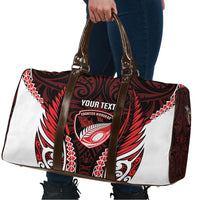 Counties Manukau 2026 Rugby Custom Travel Bag NZ Maori Silver Fern LT14 - Polynesian Pride