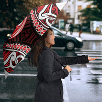 Counties Manukau 2026 Rugby Custom Umbrella NZ Maori Silver Fern LT14 - Polynesian Pride