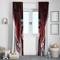 Counties Manukau 2026 Rugby Custom Window Curtain NZ Maori Silver Fern