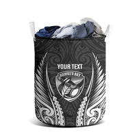 Hawke's Bay 2026 Rugby Custom Laundry Basket NZ Maori Silver Fern