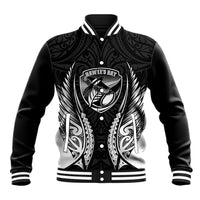 Hawke's Bay 2026 Rugby Custom Baseball Jacket NZ Maori Silver Fern