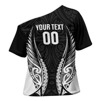 Hawke's Bay 2026 Rugby Custom Cross Shoulder Shirt NZ Maori Silver Fern