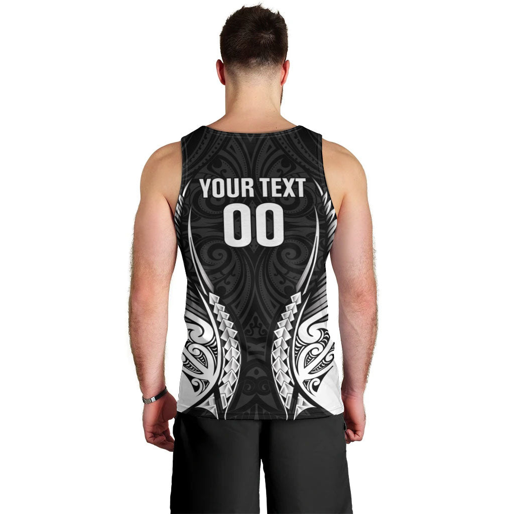 Hawke's Bay 2026 Rugby Custom Men Tank Top NZ Maori Silver Fern LT14 - Polynesian Pride