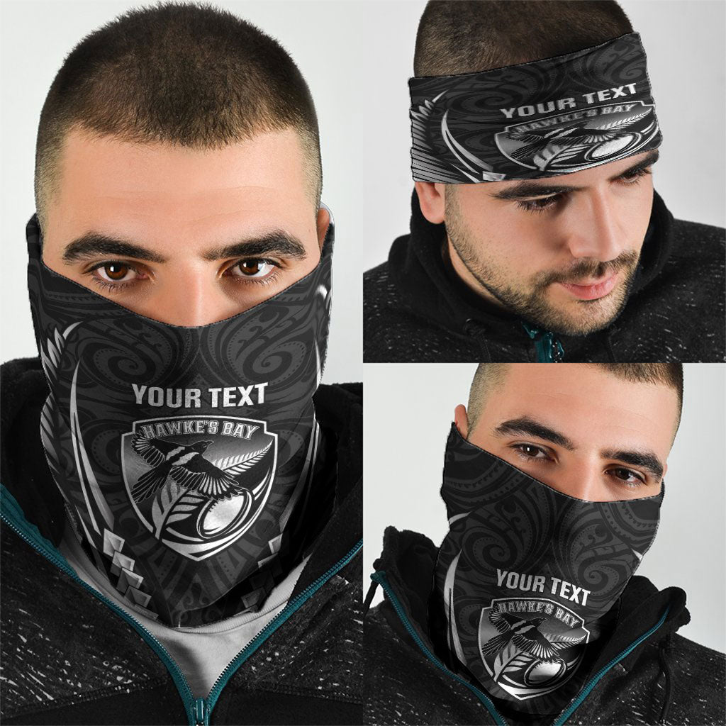 Hawke's Bay 2026 Rugby Custom Neck Gaiter NZ Maori Silver Fern LT14 - Polynesian Pride