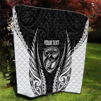 Hawke's Bay 2026 Rugby Custom Quilt NZ Maori Silver Fern