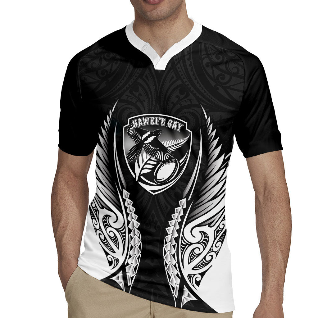 Hawke's Bay 2026 Rugby Custom Rugby Jersey NZ Maori Silver Fern LT14 - Polynesian Pride