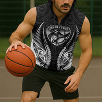 Hawke's Bay 2026 Rugby Custom Sleeveless Zip Hoodie NZ Maori Silver Fern