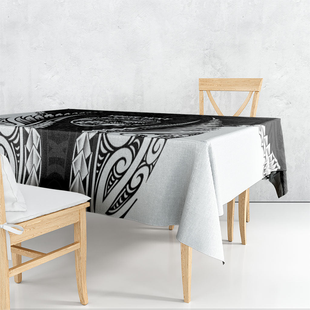 Hawke's Bay 2026 Rugby Custom Tablecloth NZ Maori Silver Fern
