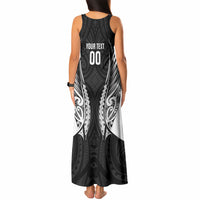 Hawke's Bay 2026 Rugby Custom Tank Maxi Dress NZ Maori Silver Fern LT14 - Polynesian Pride