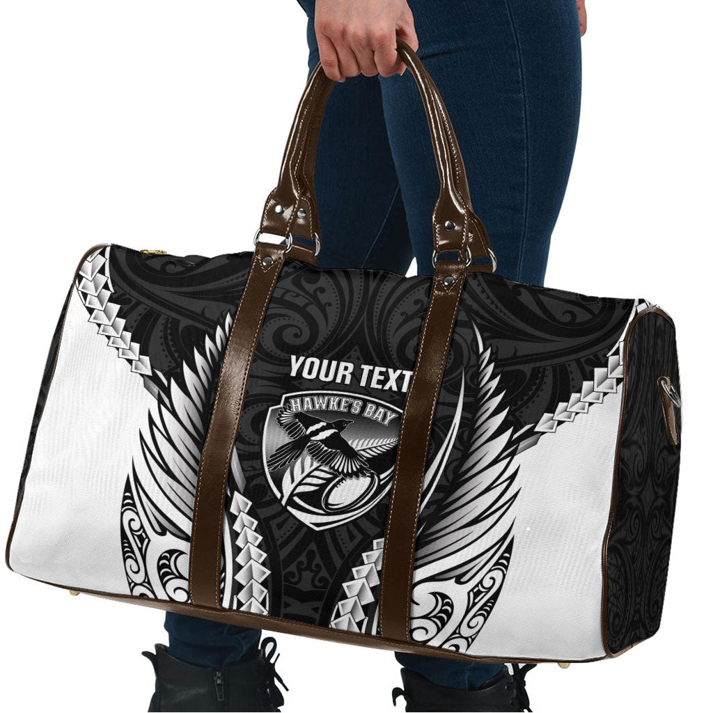 Hawke's Bay 2026 Rugby Custom Travel Bag NZ Maori Silver Fern LT14 - Polynesian Pride