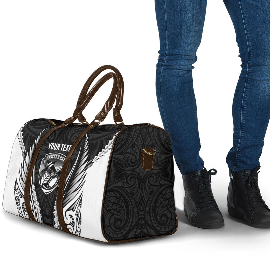 Hawke's Bay 2026 Rugby Custom Travel Bag NZ Maori Silver Fern LT14 - Polynesian Pride