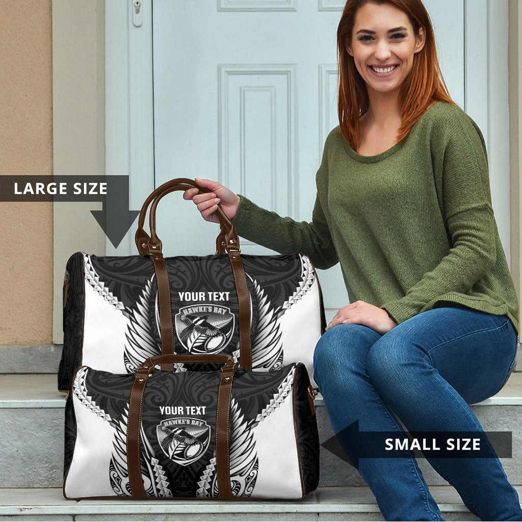Hawke's Bay 2026 Rugby Custom Travel Bag NZ Maori Silver Fern LT14 - Polynesian Pride