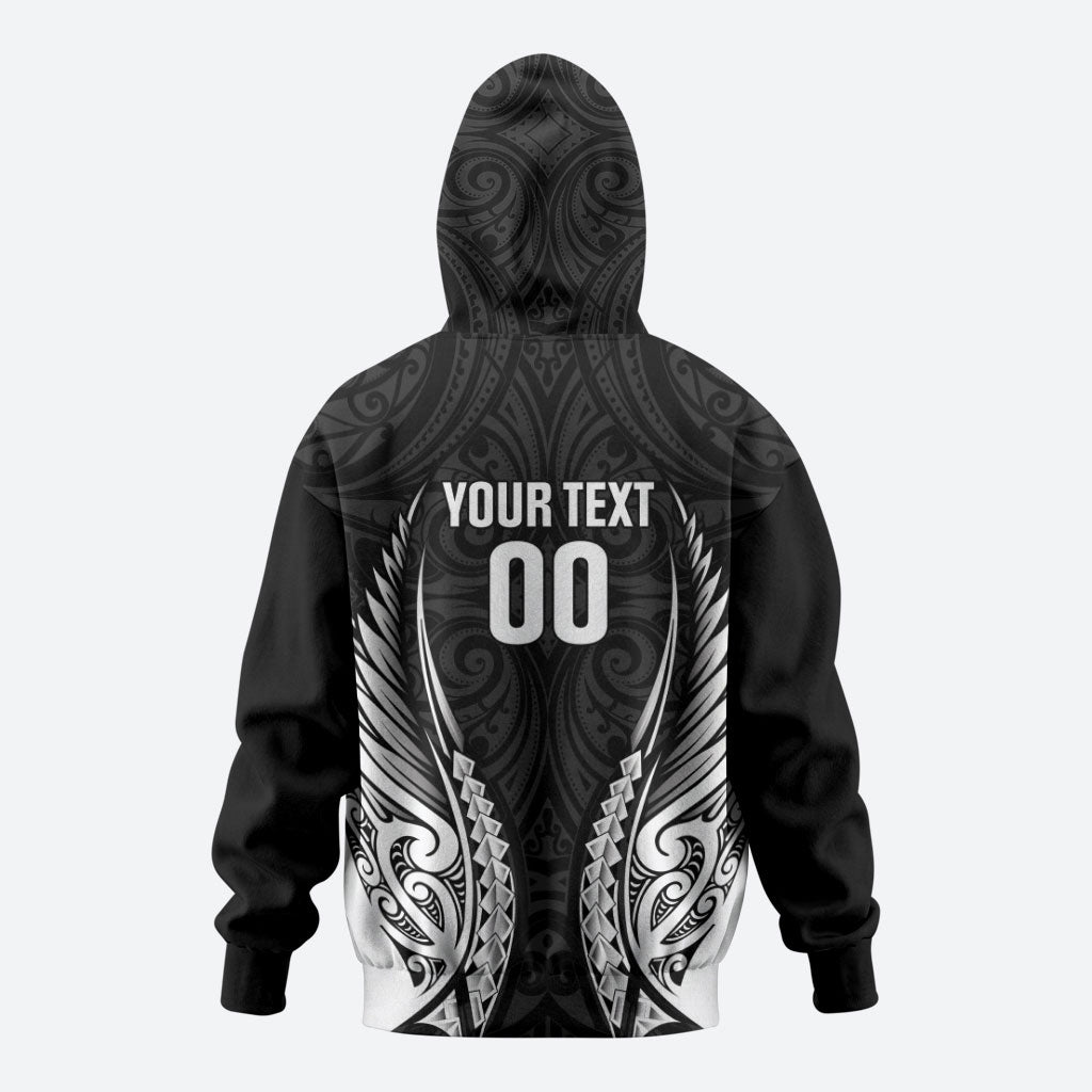 Hawke's Bay 2026 Rugby Custom Zip Hoodie NZ Maori Silver Fern LT14 - Polynesian Pride
