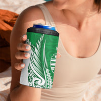 Manawatu 2026 Rugby Custom 4 in 1 Can Cooler Tumbler NZ Maori Silver Fern