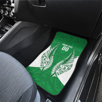 Manawatu 2026 Rugby Custom Car Mats NZ Maori Silver Fern