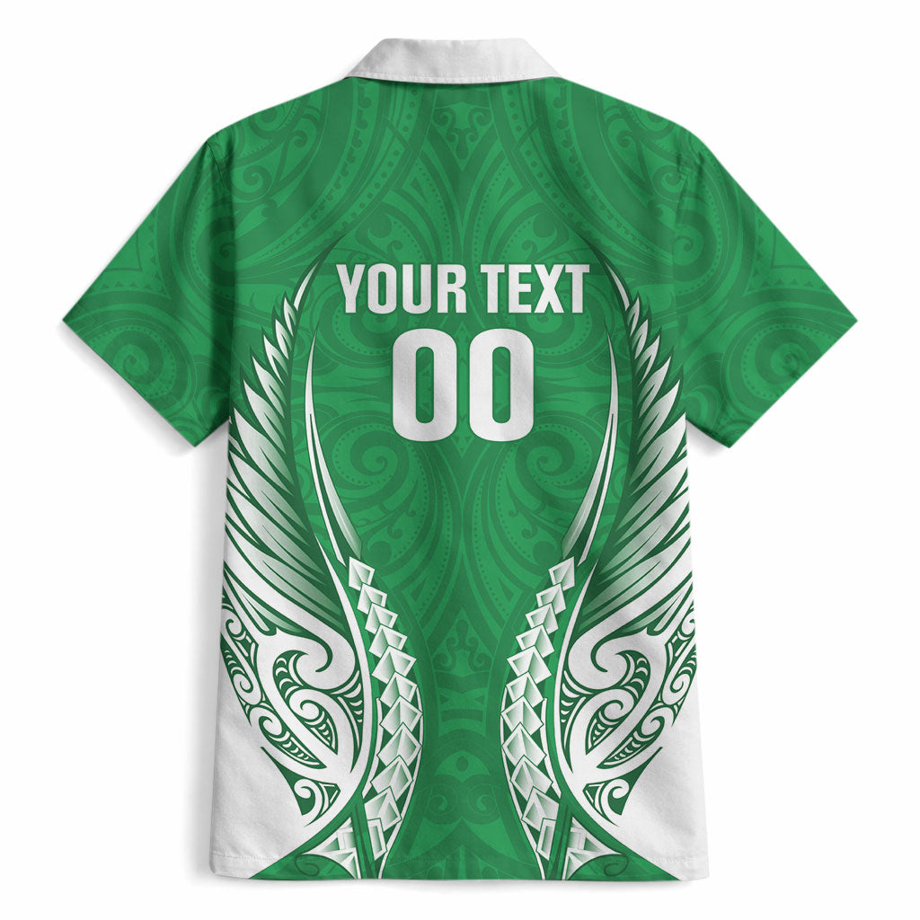 Manawatu 2026 Rugby Custom Hawaiian Shirt NZ Maori Silver Fern LT14 - Polynesian Pride