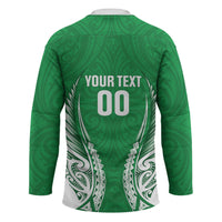 Manawatu 2026 Rugby Custom Hockey Jersey NZ Maori Silver Fern LT14 - Polynesian Pride