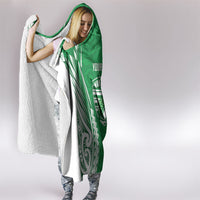 Manawatu 2026 Rugby Custom Hooded Blanket NZ Maori Silver Fern LT14 - Polynesian Pride