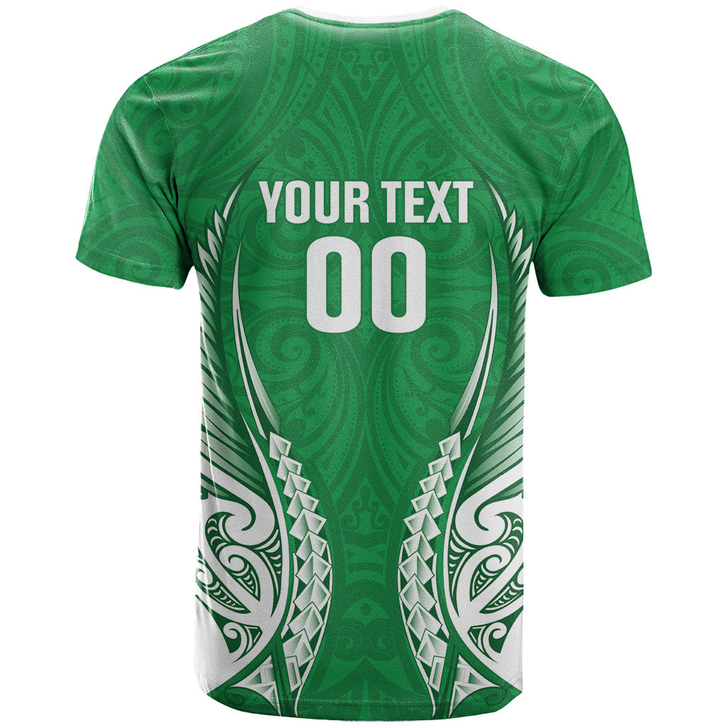 Manawatu 2026 Rugby Custom T Shirt NZ Maori Silver Fern LT14 - Polynesian Pride