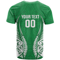 Manawatu 2026 Rugby Custom T Shirt NZ Maori Silver Fern LT14 - Polynesian Pride