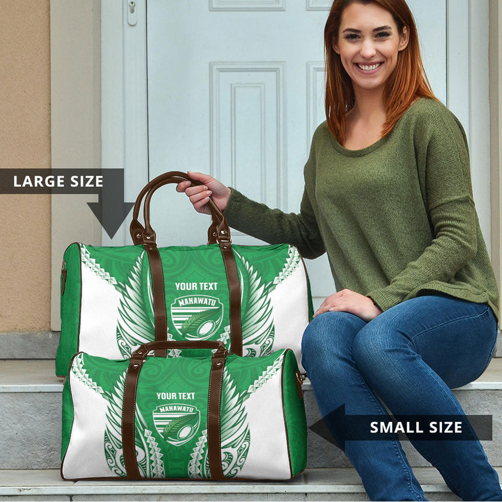 Manawatu 2026 Rugby Custom Travel Bag NZ Maori Silver Fern LT14 - Polynesian Pride