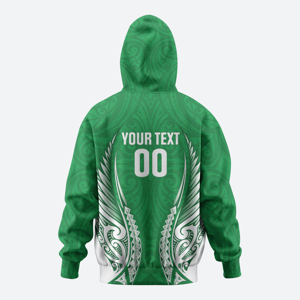 Manawatu 2026 Rugby Custom Zip Hoodie NZ Maori Silver Fern LT14 - Polynesian Pride