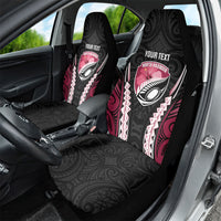 North Harbour 2026 Rugby Custom Car Seat Cover NZ Maori Silver Fern LT14 - Polynesian Pride