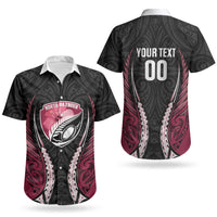North Harbour 2026 Rugby Custom Couples Matching Mermaid Dress and Hawaiian Shirt NZ Maori Silver Fern LT14 - Polynesian Pride