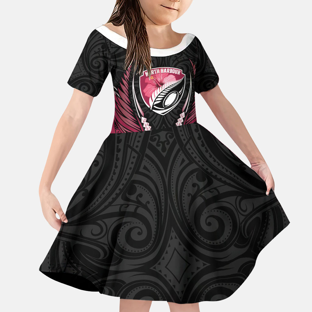 North Harbour 2026 Rugby Custom Family Matching Puletasi and Hawaiian Shirt NZ Maori Silver Fern