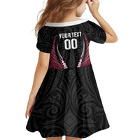 North Harbour 2026 Rugby Custom Family Matching Short Sleeve Bodycon Dress and Hawaiian Shirt NZ Maori Silver Fern LT14 - Polynesian Pride