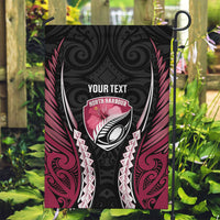 North Harbour 2026 Rugby Custom Garden Flag NZ Maori Silver Fern