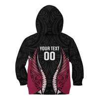 North Harbour 2026 Rugby Custom Kid Hoodie NZ Maori Silver Fern LT14 - Polynesian Pride