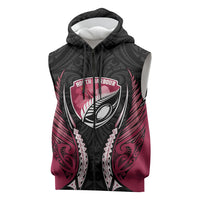 North Harbour 2026 Rugby Custom Sleeveless Zip Hoodie NZ Maori Silver Fern