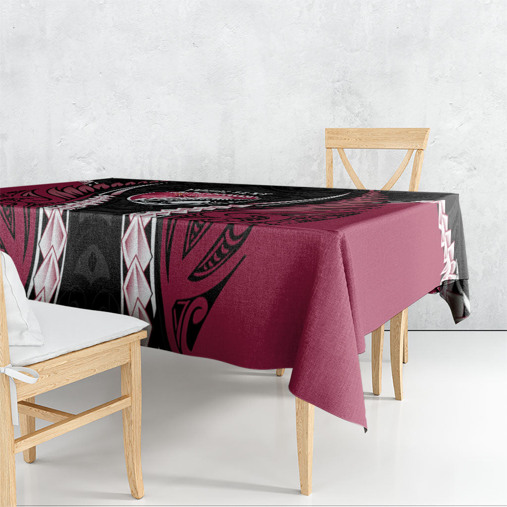 North Harbour 2026 Rugby Custom Tablecloth NZ Maori Silver Fern LT14 - Polynesian Pride