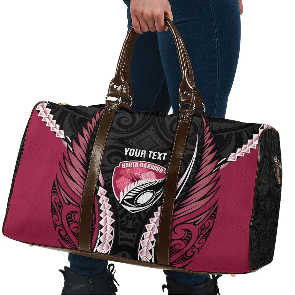 North Harbour 2026 Rugby Custom Travel Bag NZ Maori Silver Fern LT14 - Polynesian Pride