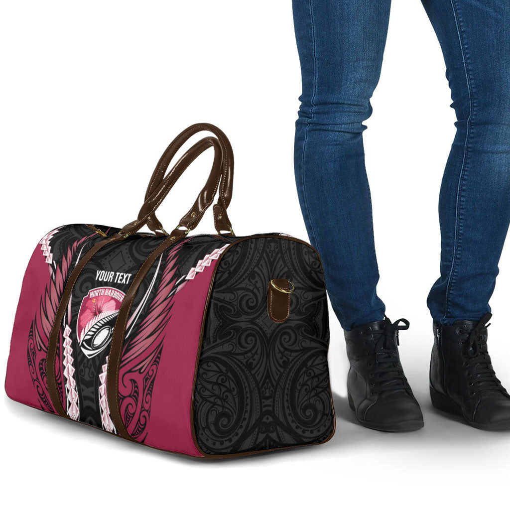 North Harbour 2026 Rugby Custom Travel Bag NZ Maori Silver Fern LT14 - Polynesian Pride