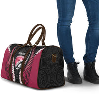 North Harbour 2026 Rugby Custom Travel Bag NZ Maori Silver Fern LT14 - Polynesian Pride