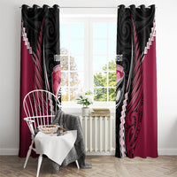North Harbour 2026 Rugby Custom Window Curtain NZ Maori Silver Fern