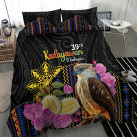 Kadayawan Philippines Bedding Set Filipino Eagle Happy 39th Anniversary